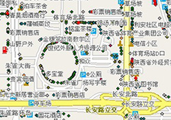 西安城区5000电子地图