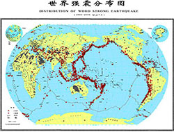 世界地震分布图